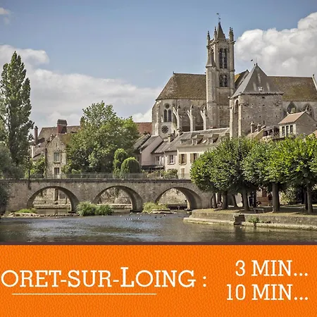 アパート Standing A 7min De Fontainebleau Centre, 3min De Moret-sur-loing Et 45min De Paris Veneux-les-Sablons
